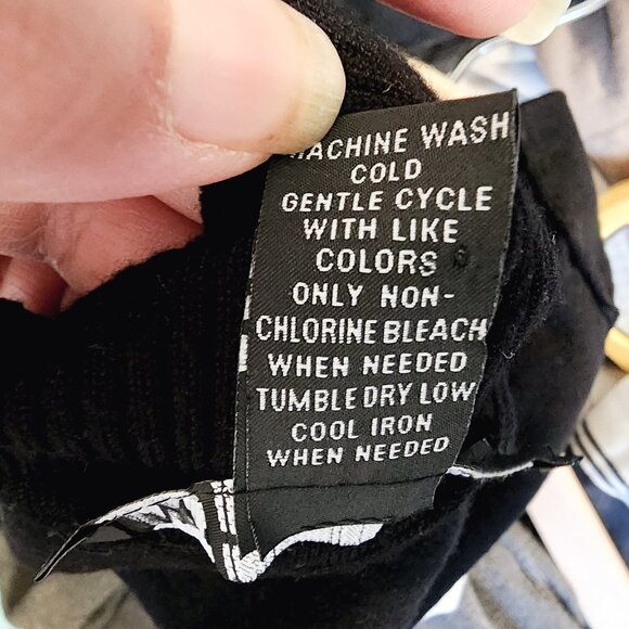 INC Color Block Knit Tunic Sweater Dress Women Sz L Long Sleeve Viscose Blend - Picture 10 of 15